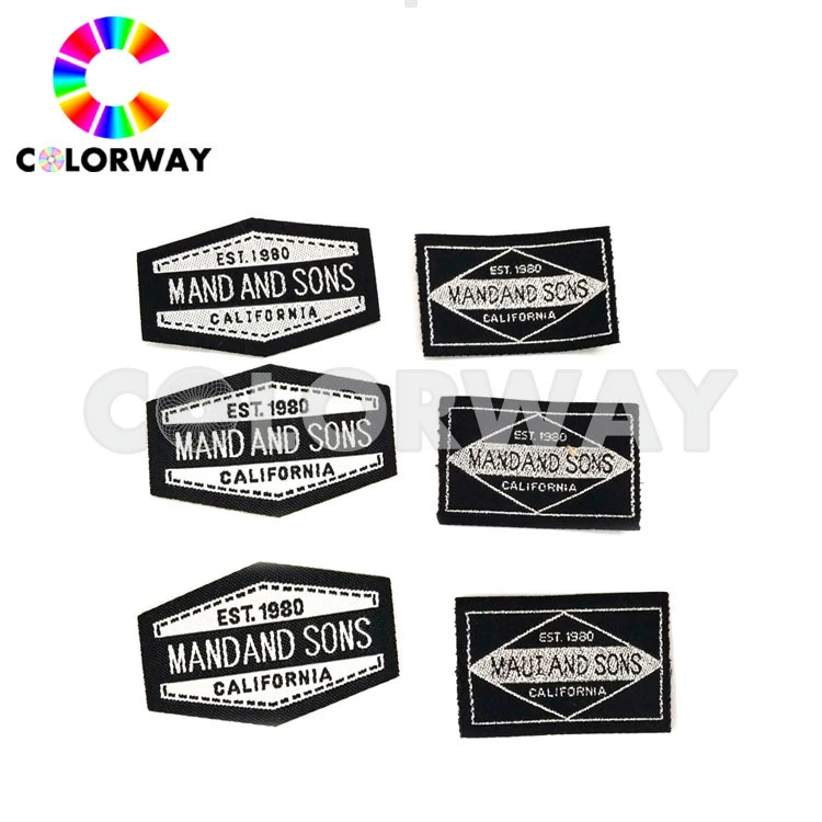 Wholesales Silk Screen Clothing Label Printing Garment Woven Label