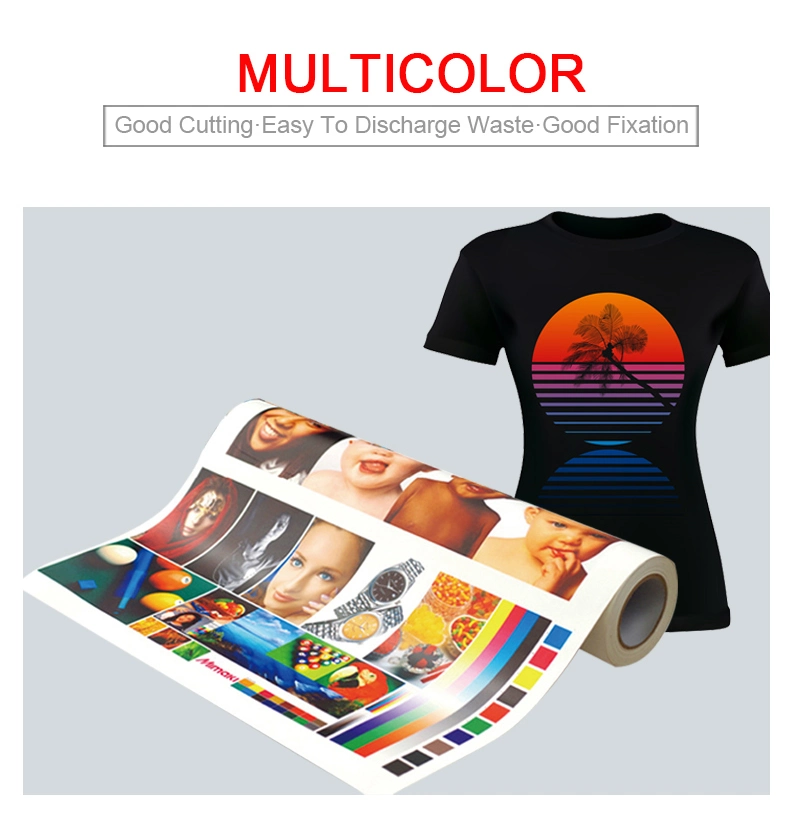 New Arrival Patterned Printable Heat Transfer Htv Iron on Vinyl Transfer Film for T Shirts Clothing