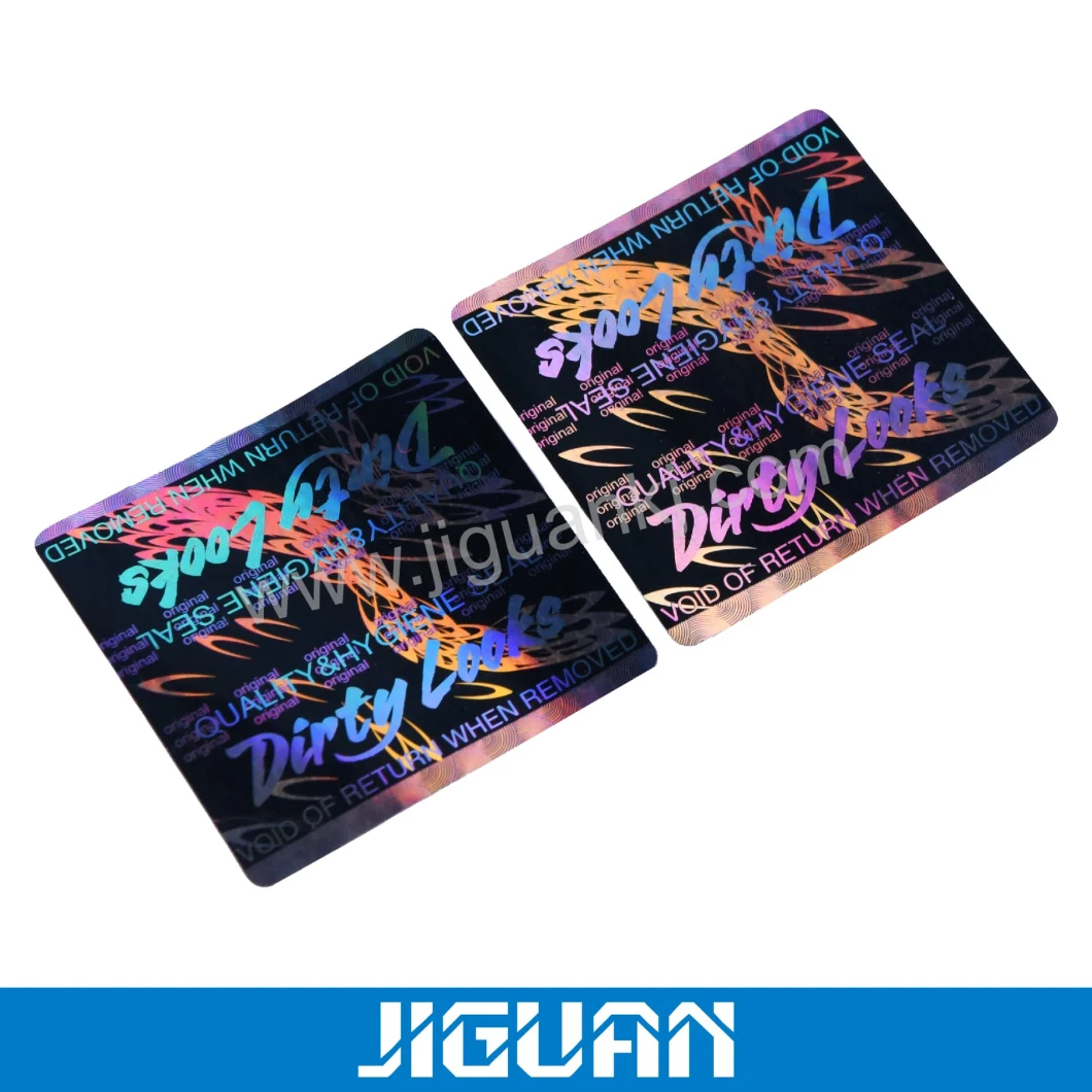 Custom Make Holographic Security 3D Custom Hologram Sticker Label